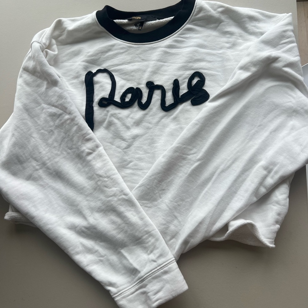 Make Paris Sweatshirt.  Worn once.